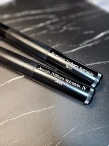 Engraved metal flashlight