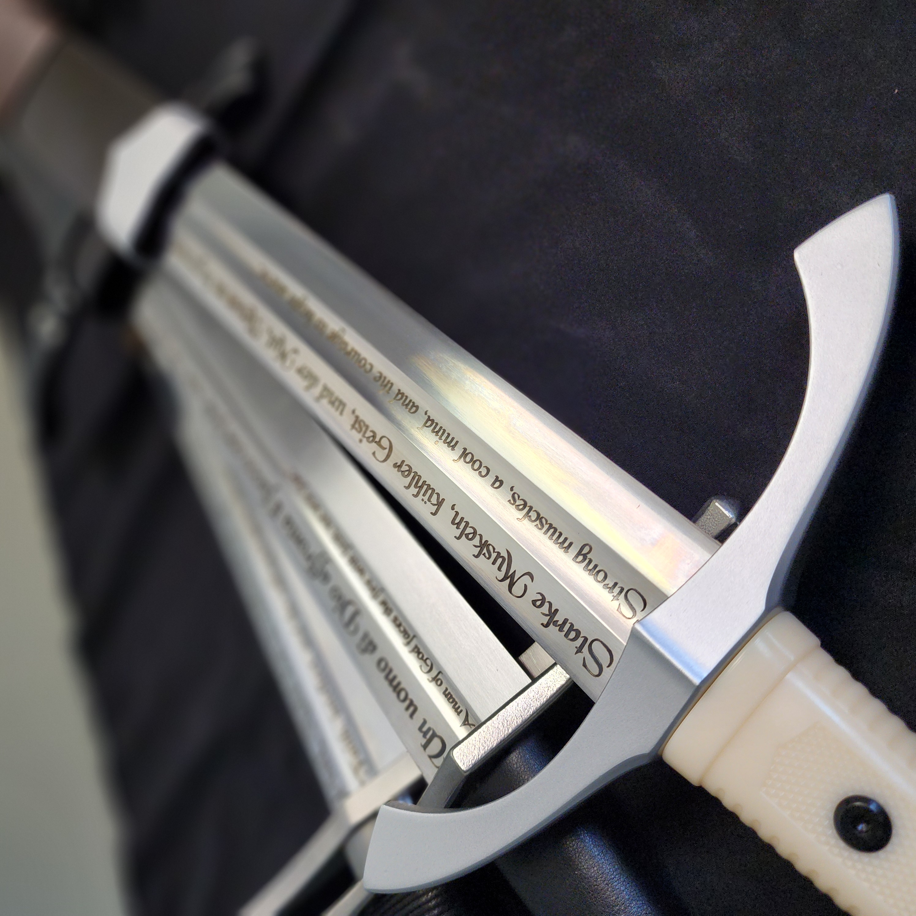 Engraved set of swords