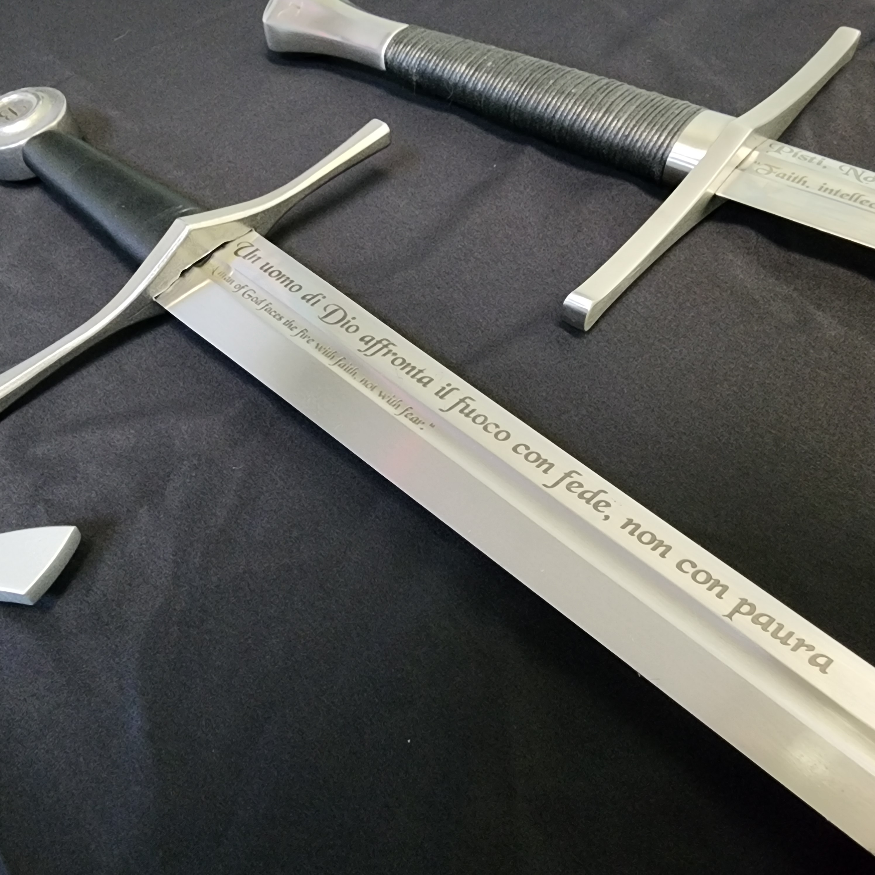 How We Laser Engrave Swords: A Behind the Scenes Look