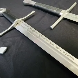 How We Laser Engrave Swords: A Behind the Scenes Look